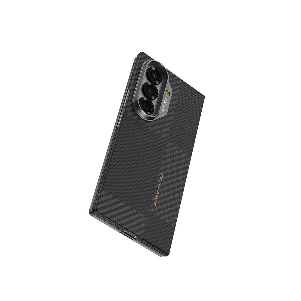 Galaxy Z Fold 7 Kılıf M-safe Şarj Özellikli 600D Metal Kamera Çerçeveli Raptic Aramid Fiber Geotik Serisi Kapak