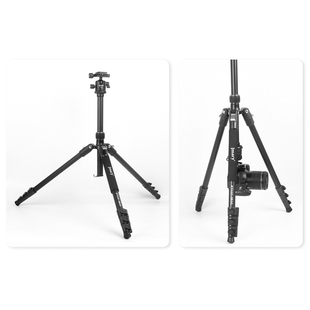 Jmary KT3255NB30 3 Kademeli 164.5cm Fonksiyonel Ayrılabilir Monopod Tasarım Başlıklı Tripod