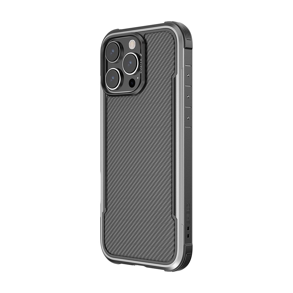 Apple iPhone 16 Pro Max Kılıf M-safe Şarj Özellikli Airbagli Raptic Apex Serisi Karbon Fiber Tasarımlı Kapak