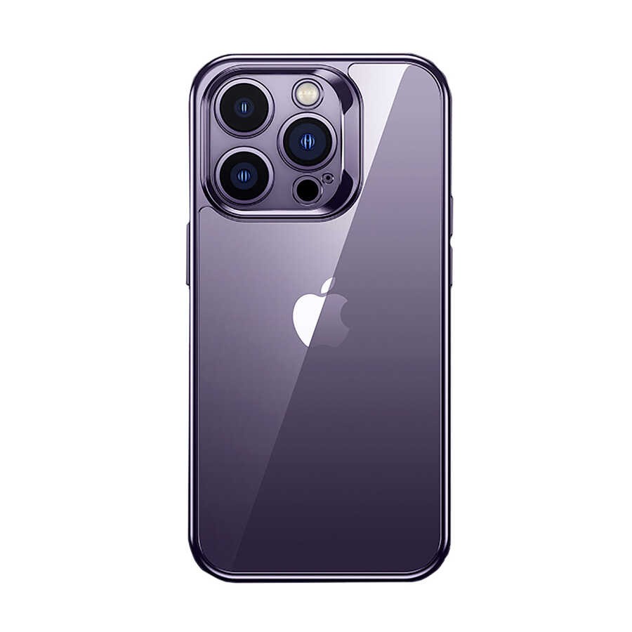 iPhone 14 Pro Kılıf Benks Electroplating TPU Kapak Ekran Koruyucu Hediyeli