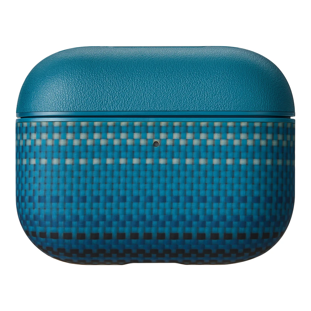 Apple Airpods Pro 3 Kılıf Aramid Fiber Pitaka Tactile Woven Sunset-Moonrise Serisi Kapak