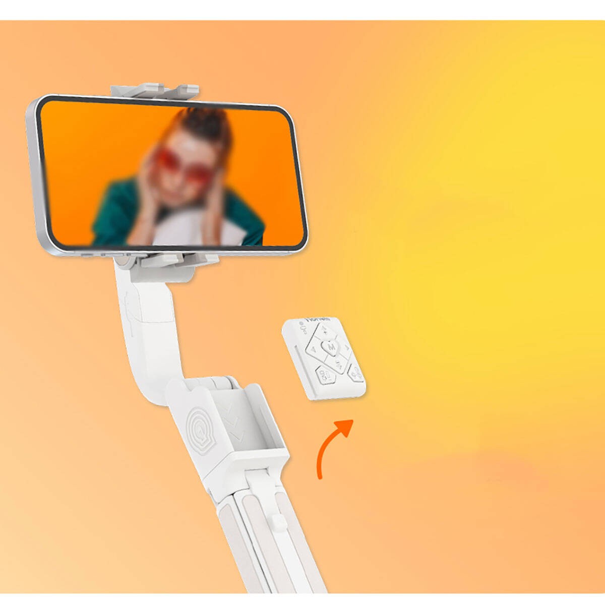 Hohem iSteady Q 2 Eksenli El Tipi Selfie Çubuğu Gimbal Stabilizatör