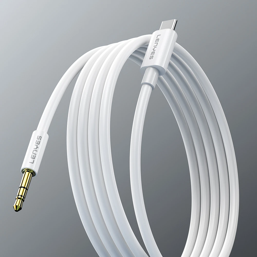 Lenyes AX102 Type-C to 3.5mm AUX Audio Kablo 1M