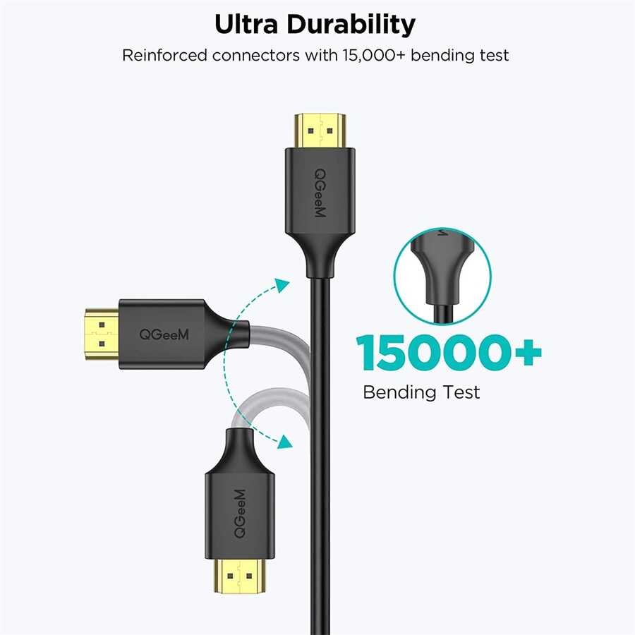 Qgeem QG-AV19 Micro HDMI To Micro Usb Kablo 1.83M