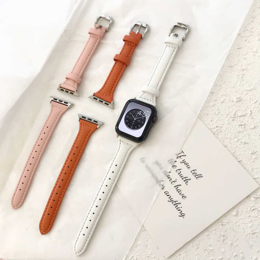 ​​​ Watch Ultra 49mm Kordon KRD-28 Deri Strap Kayış