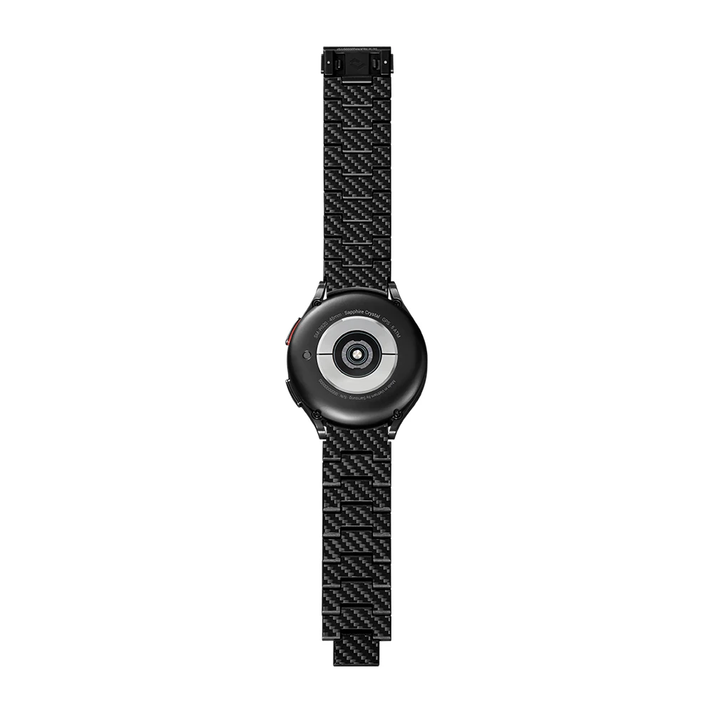 Galaxy Watch 7 40mm Karbon Fiber Pitaka Modern Serisi Black-Grey Twill Kordon