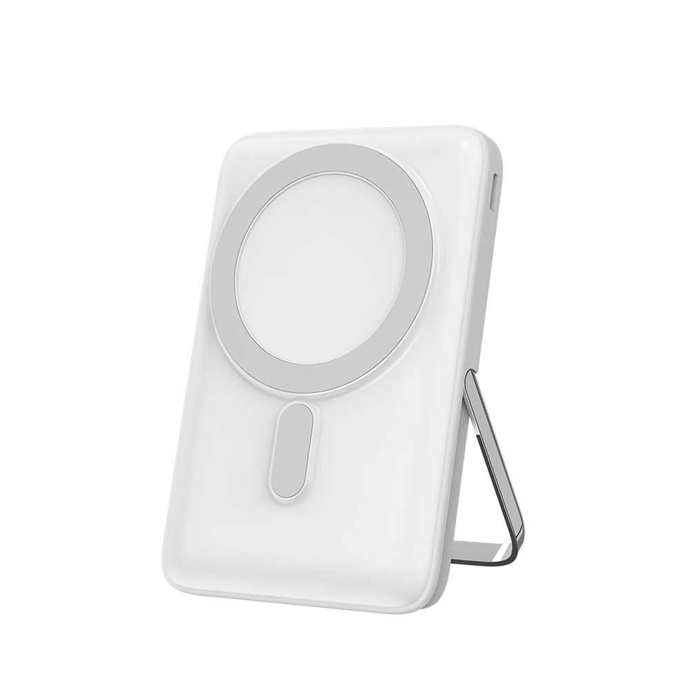 Wiwu Wi-P011 Gentleman Serisi LED Işık Göstergeli Standlı Kablosuz Powerbank 10.000mAh 15W