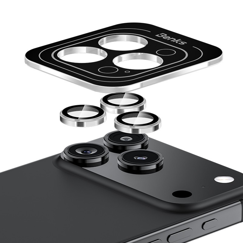 Apple iPhone 17 Pro Benks AR Glass Warrior Premium Cam Kamera Lens Koruyucu