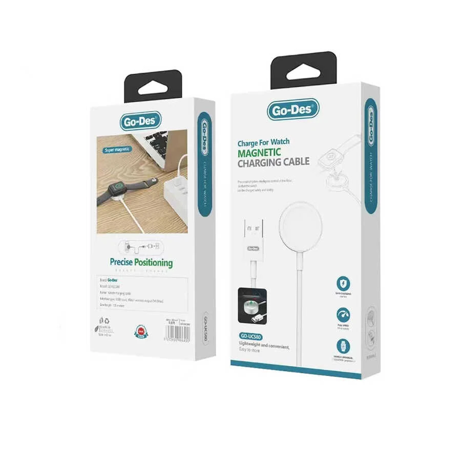 Go Des GD-UC580  Watch Serisi Akıllı Saat Wireless USB Şarj Kablosu