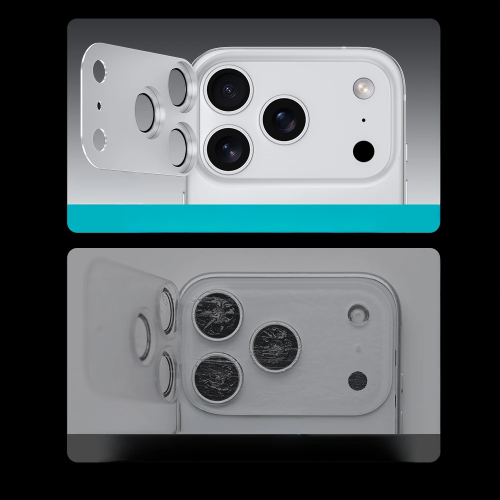 Apple iPhone 17 Pro Max Benks Glass Warrior Anti Reflective Metal Kamera Lens Koruyucu