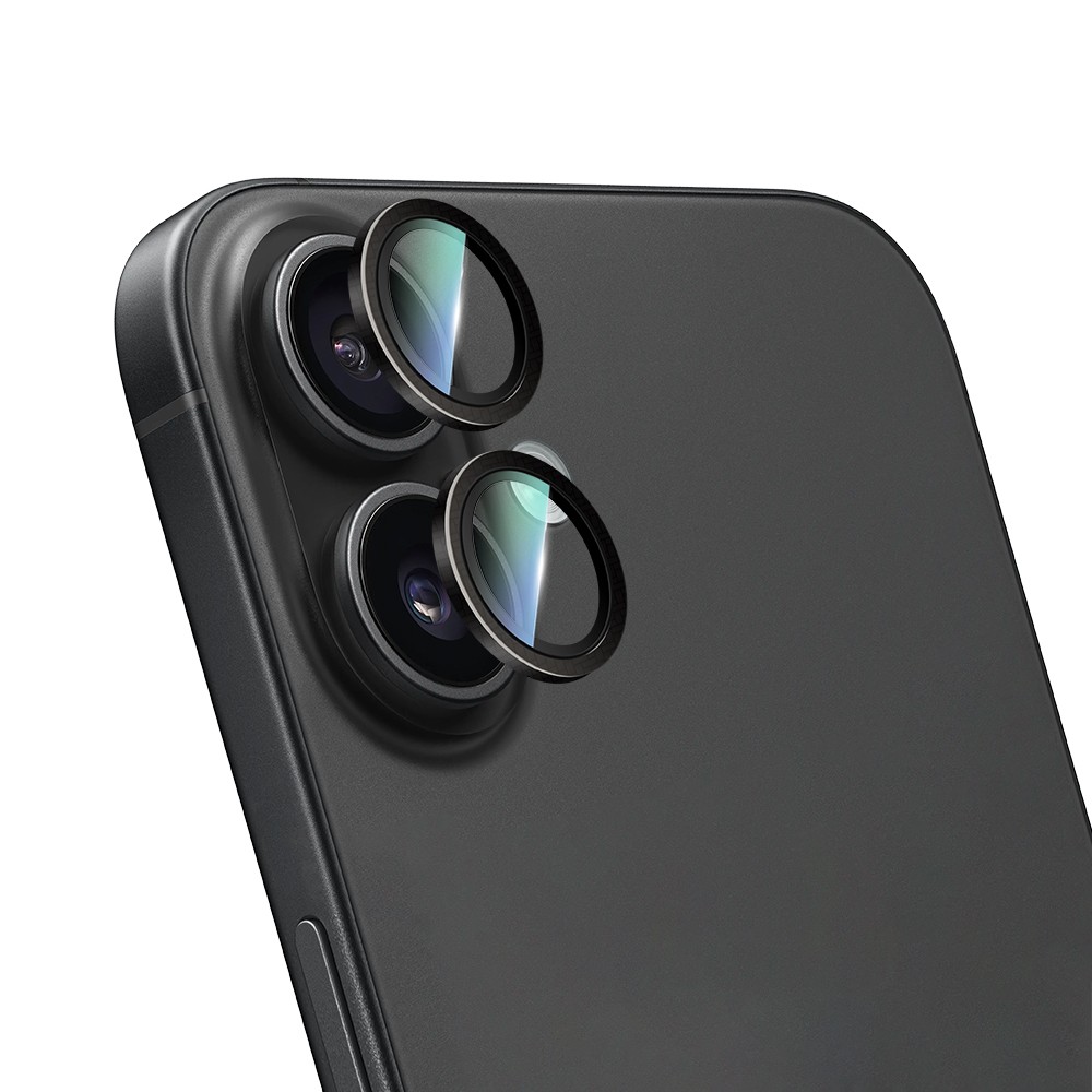 Apple iPhone 16 Plus CaseWorld Karbon Fiber Serisi Anti Reflective Ultra Clear Full Kamera Lens Koruyucu
