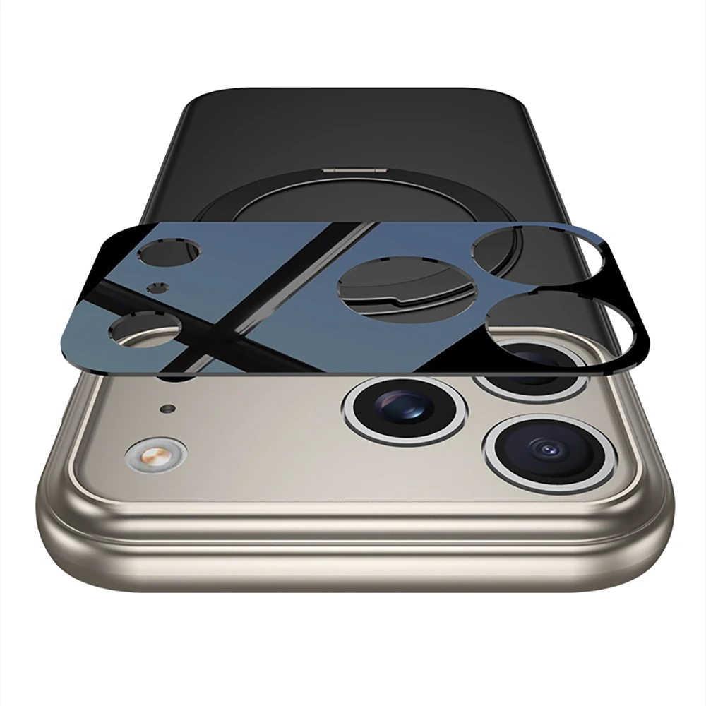 Apple iPhone 17 Pro Kılıf M-safe Şarj Özellikli 360 Derece Standlı Çift Parçalı Zore Torino Kapak