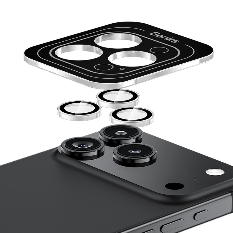 Apple iPhone 17 Pro Max Benks AR Glass Warrior Premium Cam Kamera Lens Koruyucu