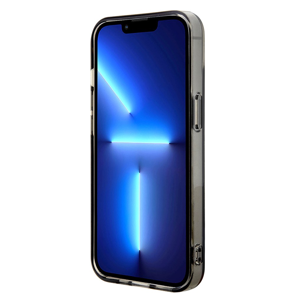 Apple iPhone 15 Kılıf BMW Orjinal Lisanslı Yarı Transparan M Dizayn Çizgili Kapak