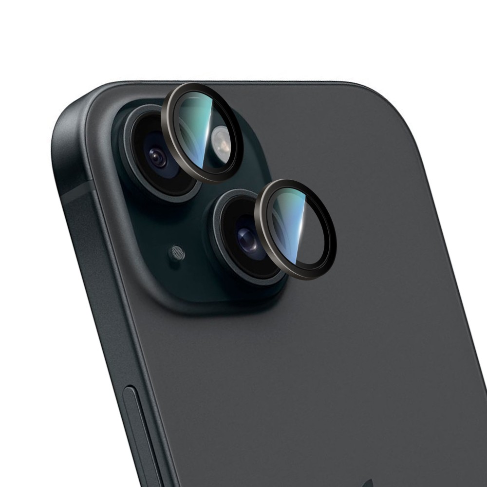 Apple iPhone 15 CaseWorld Alloy Serisi Oleofobik Anti Reflective Kamera Lens Koruyucu