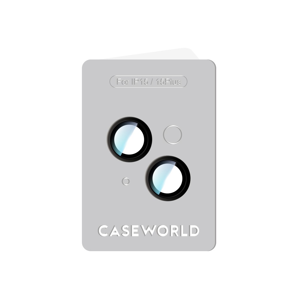 Apple iPhone 15 CaseWorld Alloy Serisi Oleofobik Anti Reflective Kamera Lens Koruyucu