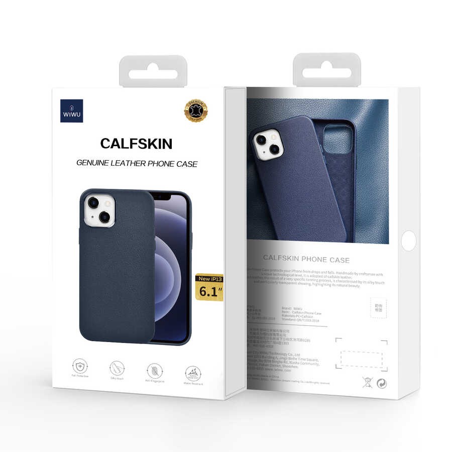 iPhone 13 Kılıf Wiwu Calfskin Kılıf