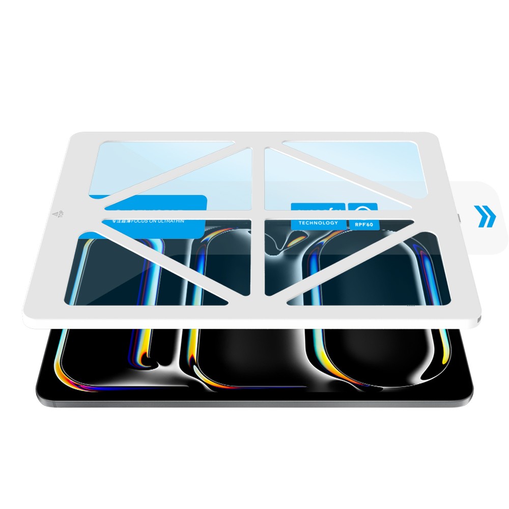 Apple iPad Pro 11 2024 CaseWorld Eyesafe Mavi Işık Teknolojili Temperli Cam Ekran Koruyucu + Uygulama Aparatı