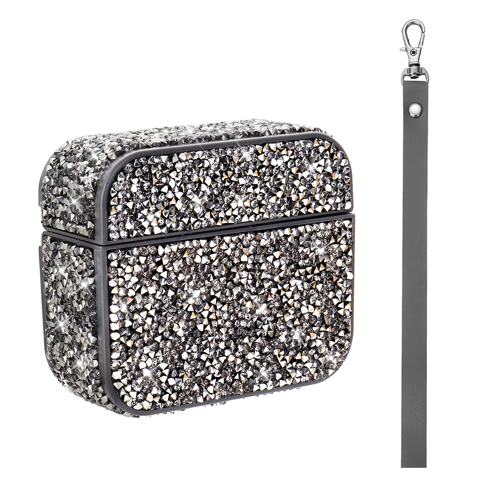 Apple Airpods Pro 2 Zore Airbag 45 Bilek Askı Aparatlı Simli Şeffaf Kılıf
