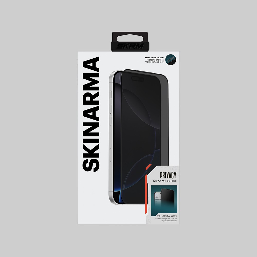 Apple iPhone 17 Pro Max Skinarma 0.33mm Antidust Privacy Cam Ekran Koruyucu