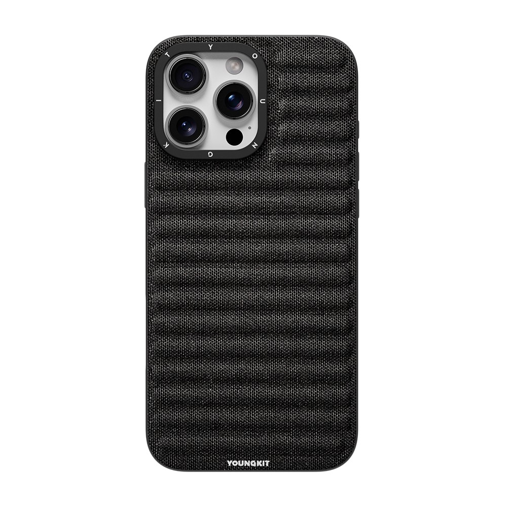 Apple iPhone 16 Pro Kılıf M-safe Şarj Özellikli Youngkit Canvas Serisi Kapak