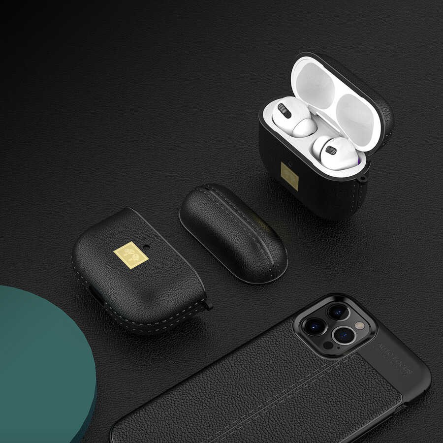 Airpods 3. Nesil Kılıf Deri Görünümlü Askı Aparatlı Wlons Kılıf