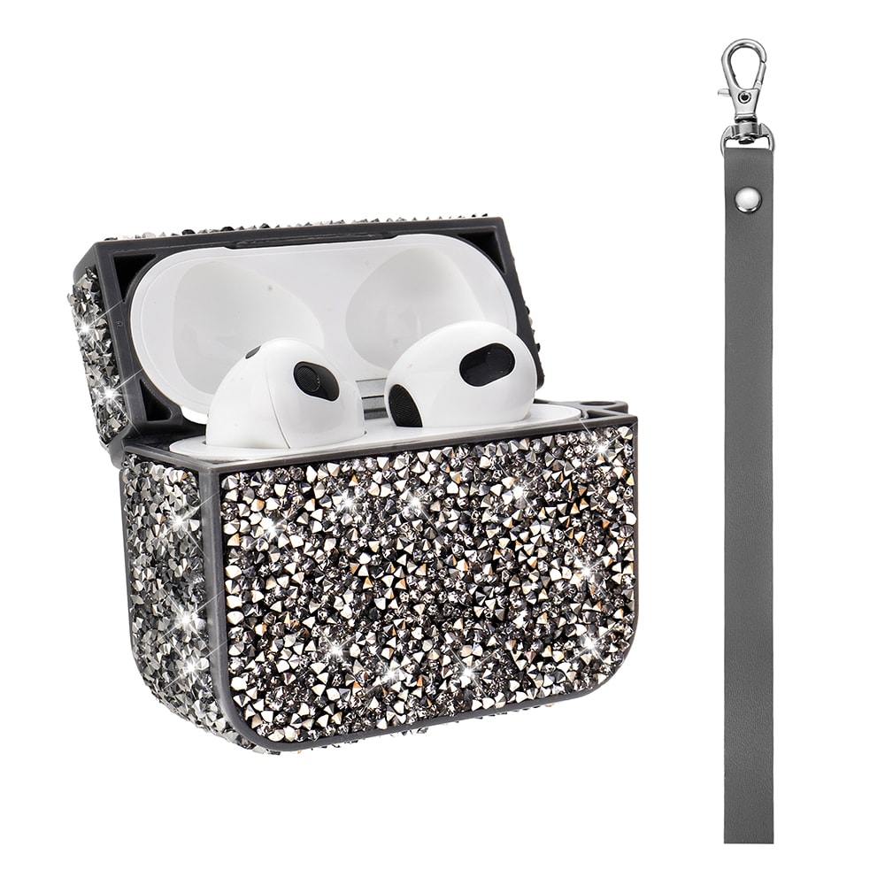Apple Airpods Pro 2 Zore Airbag 45 Bilek Askı Aparatlı Simli Şeffaf Kılıf
