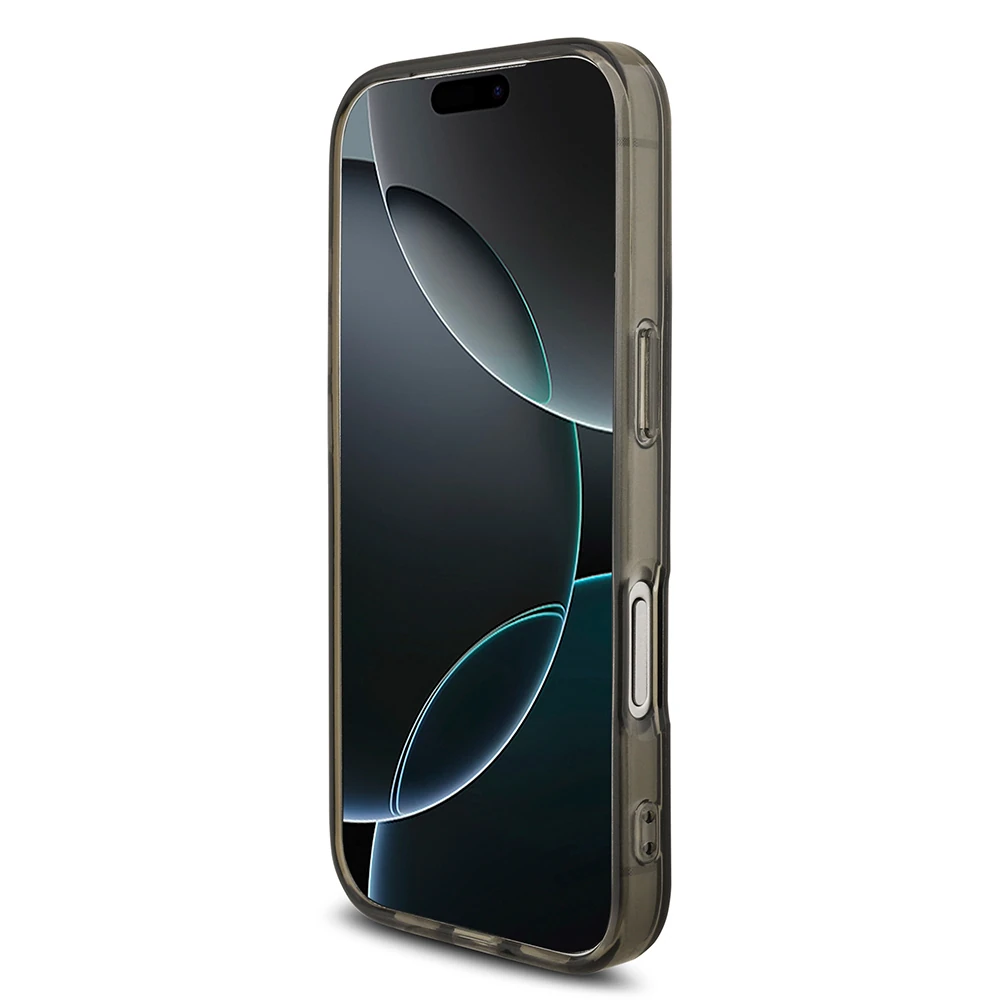 Apple iPhone 17 Pro Max Kılıf AMG Orjinal Lisanslı M-safe Şarj Özellikli IML Baskı Logolu Çift Katmanlı Bow Lines Kapak