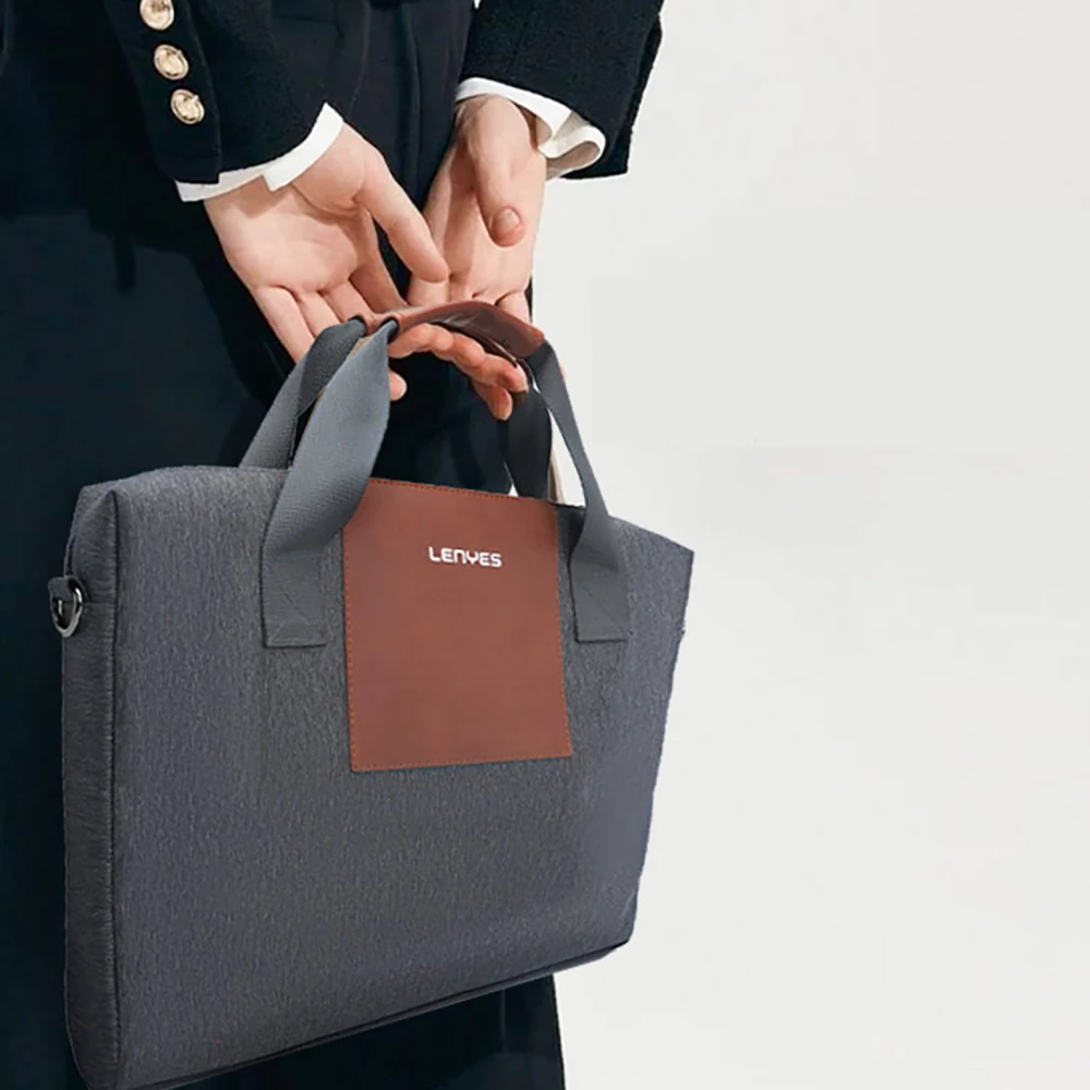 Lenyes LB544 Rambler Serisi Polyester Kumaş 15-16 inç Su Geçirmez Laptop Çantası