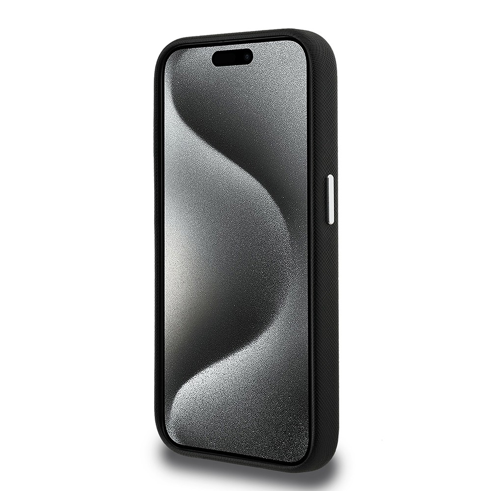 Apple iPhone 15 Pro Max Kılıf Karl Lagerfeld Orjinal Lisanslı K&C Heads Pin Kapak