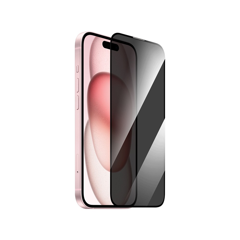 Apple iPhone 14 Pro Max Wiwu GT-011 Anti-Bakteriyel Özellikli Polimer Oleofobik Kaplama Temperli Privacy Cam Ekran Koruyucu