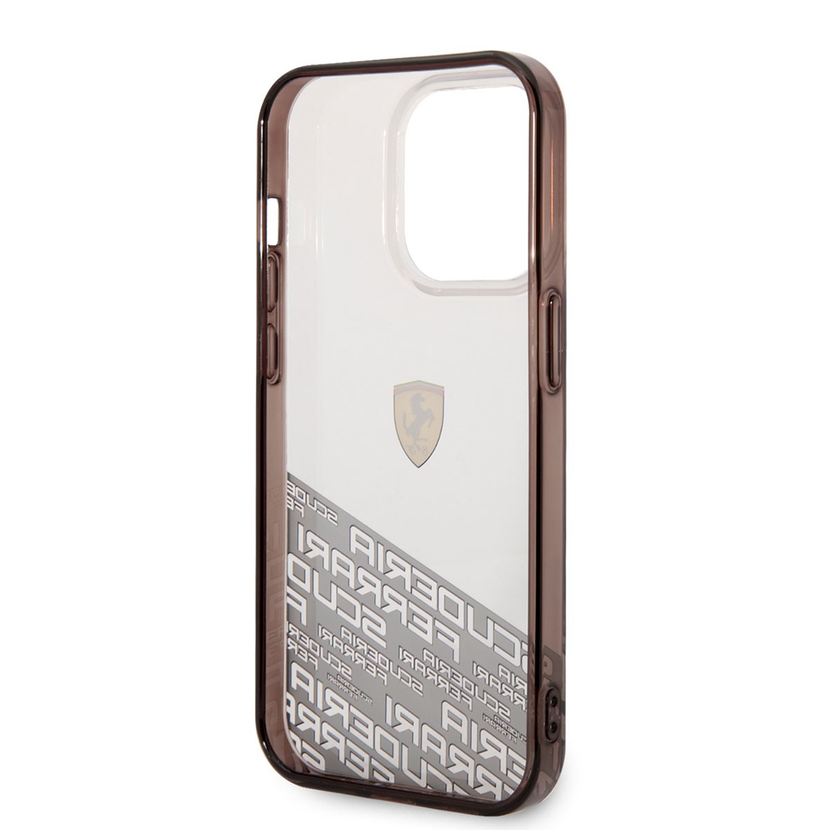 iPhone 14 Pro Max Kılıf Ferrari Transparan Alt Kısım Baskılı Dizayn Kılıf