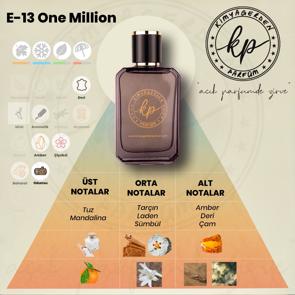 E-13 Kimyagerden One Million - 50 ml