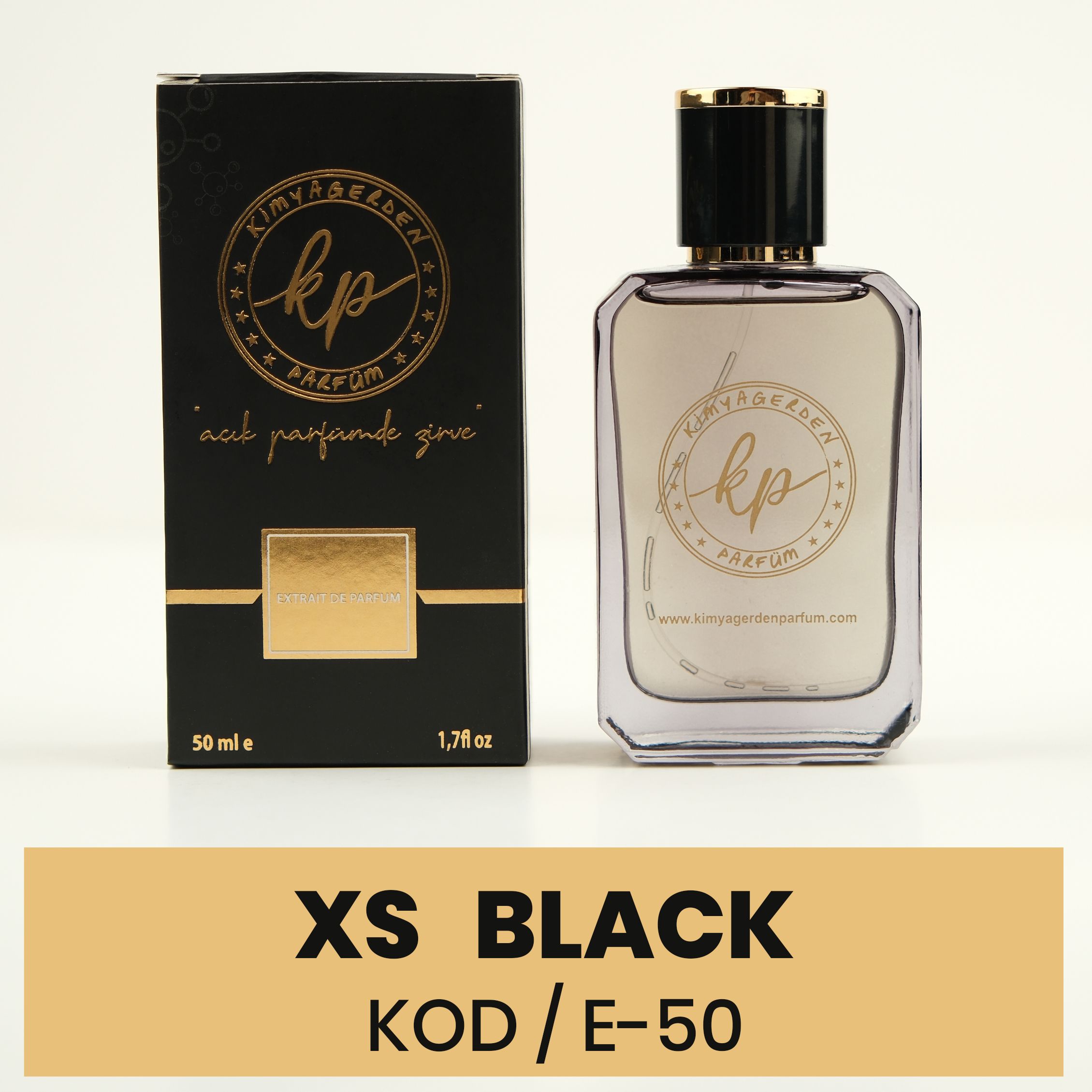 E-50 Kimyagerden XS Black - 50 ml