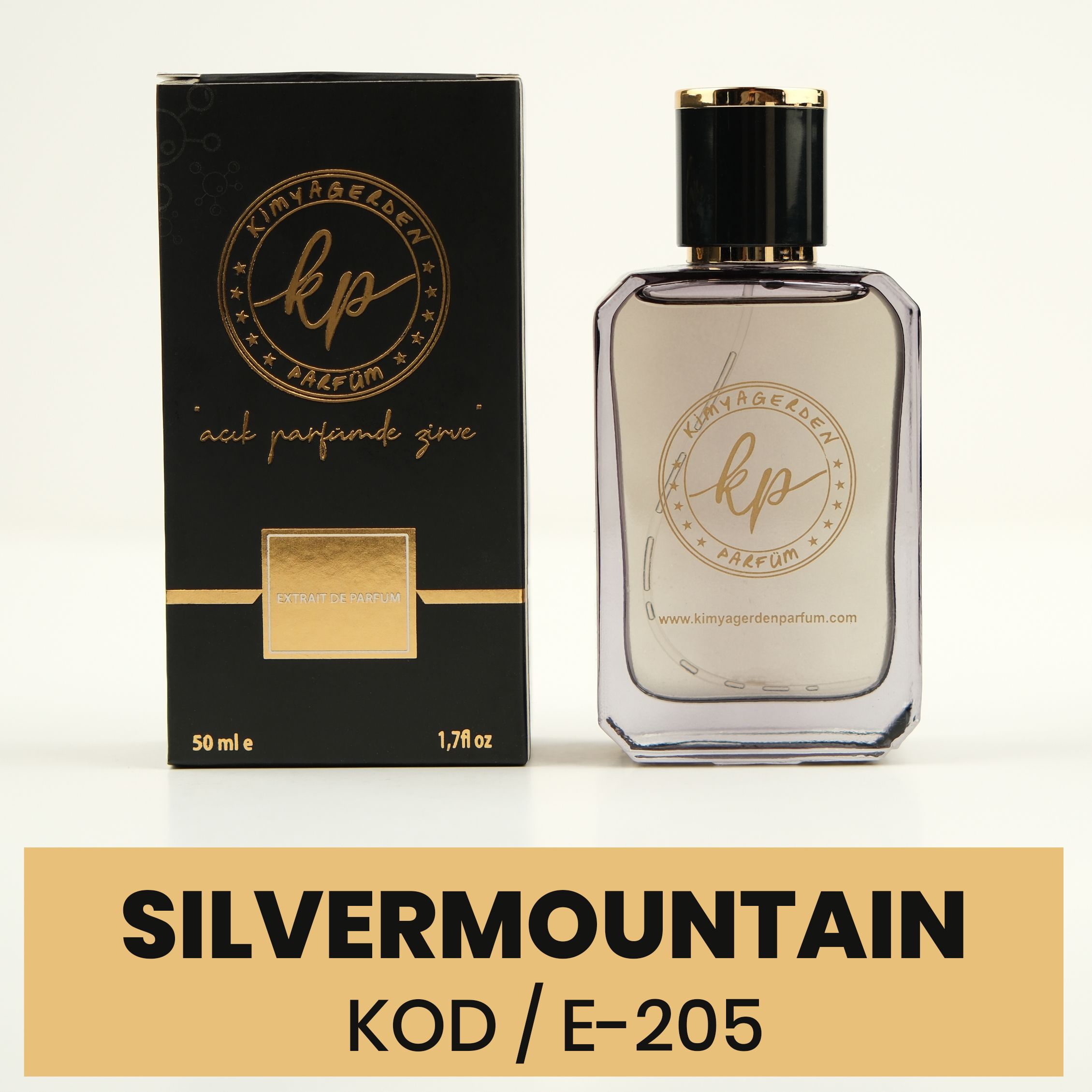 E-205 Kimyagerden Silver Mountain Water - 50 ml