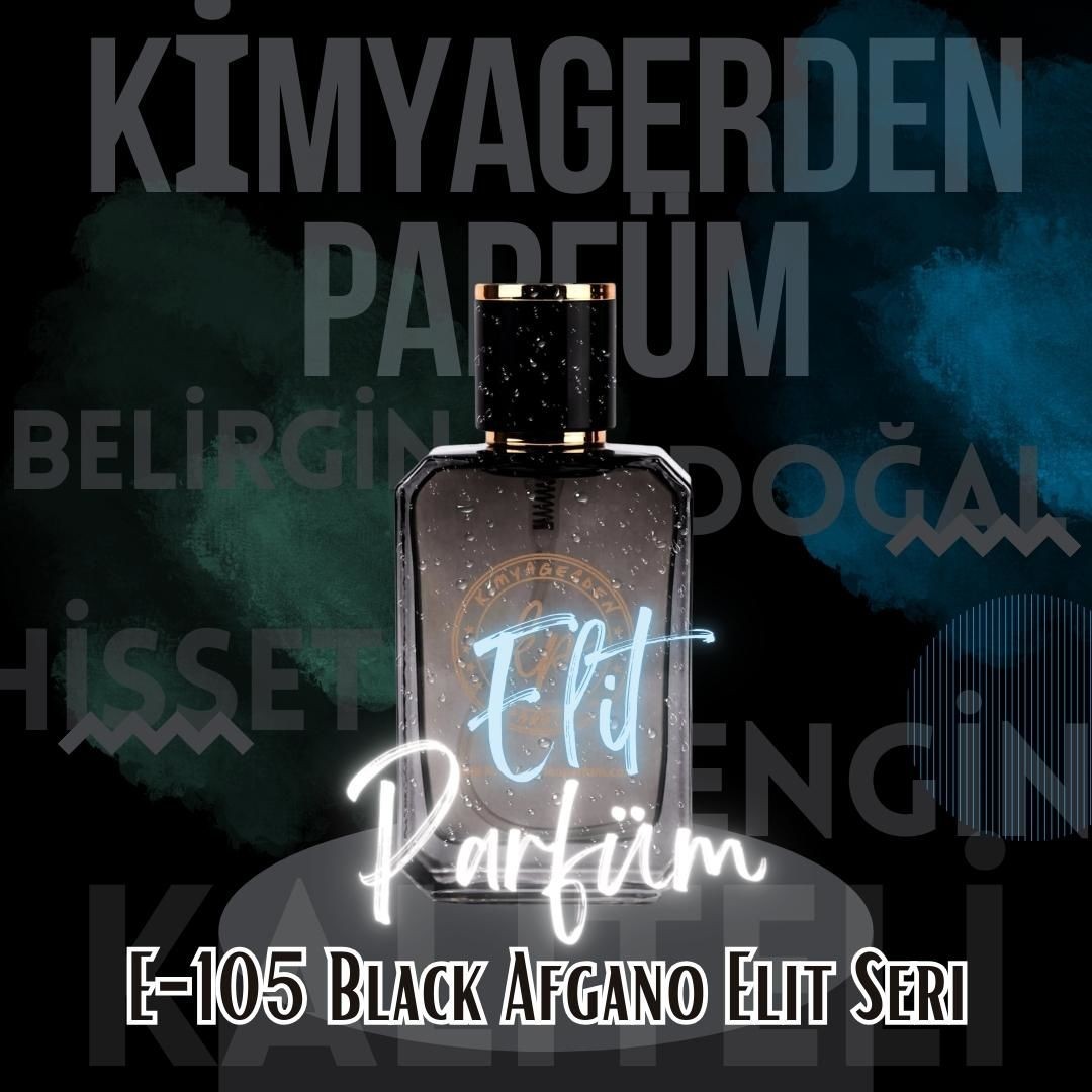 E-105 Kimyagerden Black Afgano - Elit Seri ( Unisex ) - 50 ml