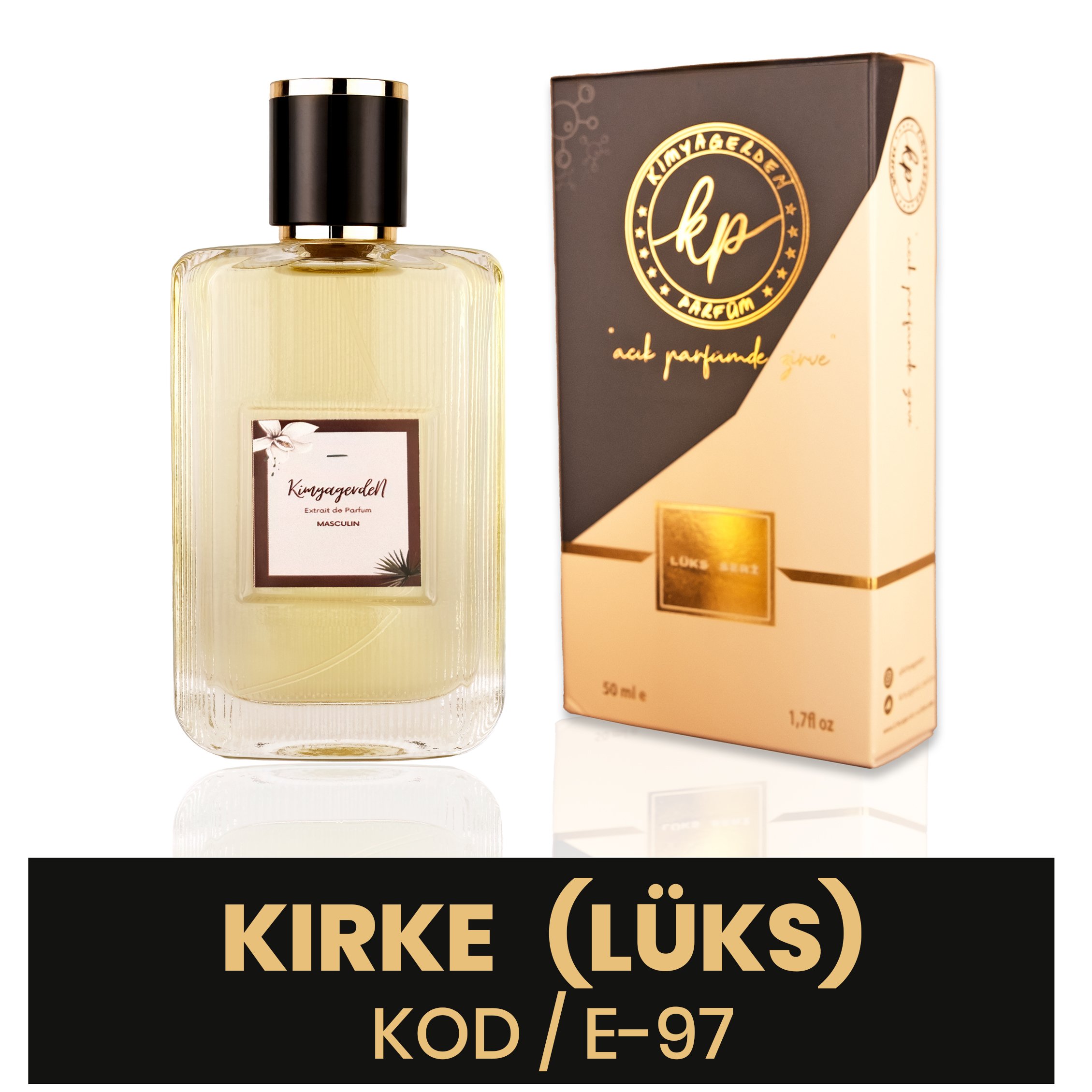 E-97 Kimyagerden Kirke Lüks %50 Esans- ( Unisex ) 50 ml