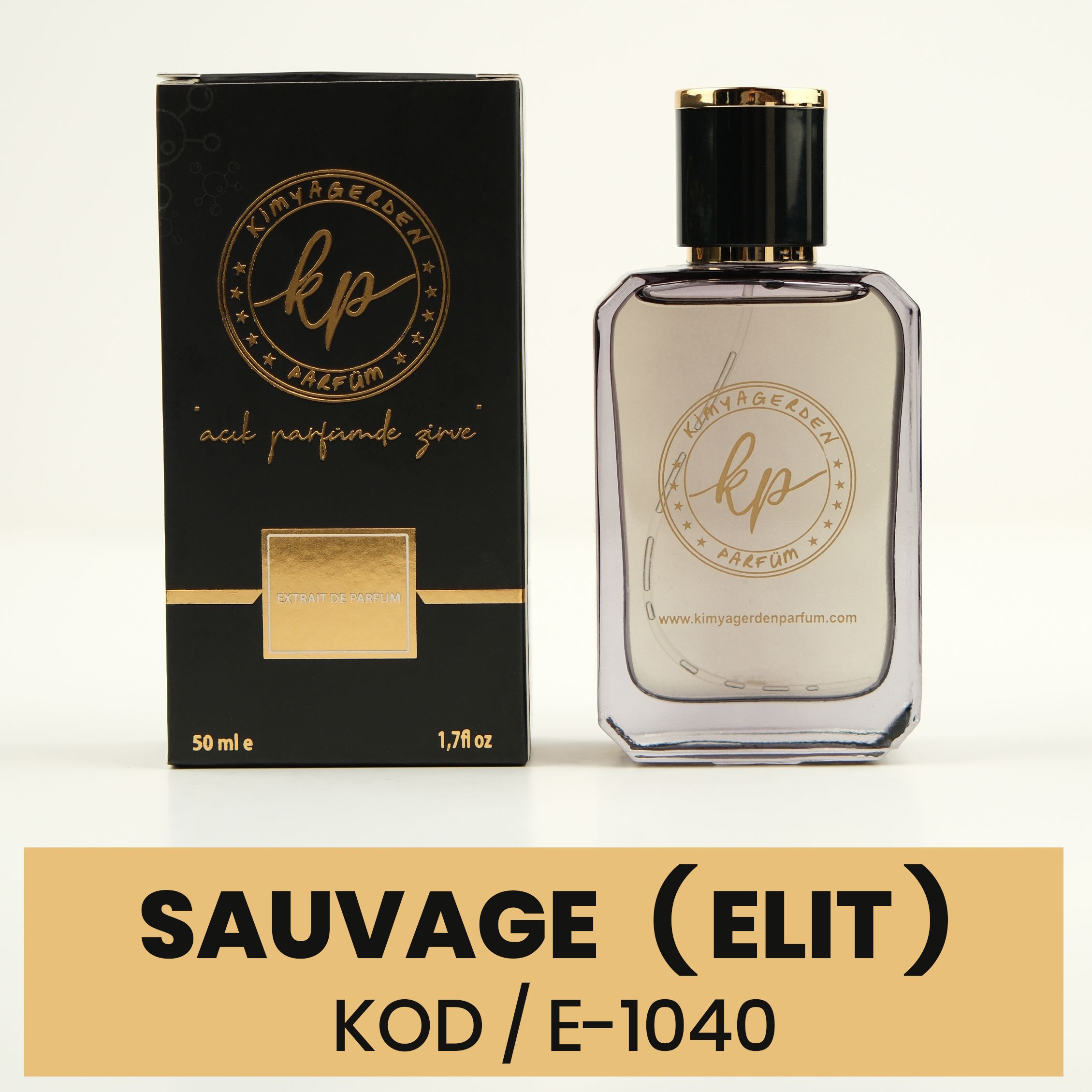 E-1040 Kimyagerden Sauvage - Elit seri - 50 ml