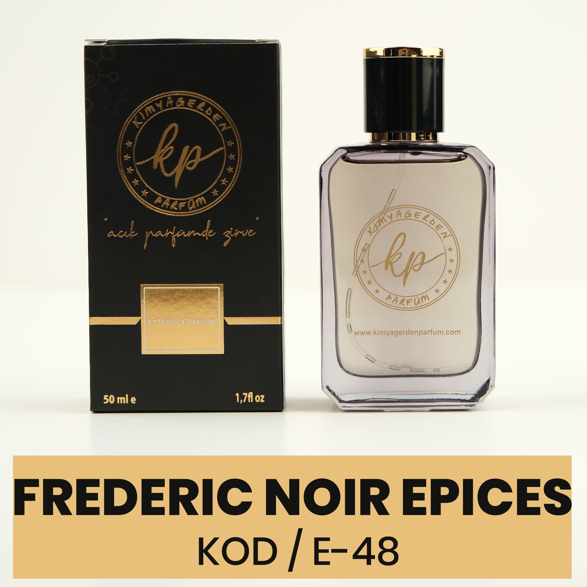 E-48 Kimyagerden Frederic - Noir Epices - Elit seri (Unisex) - 50 ml