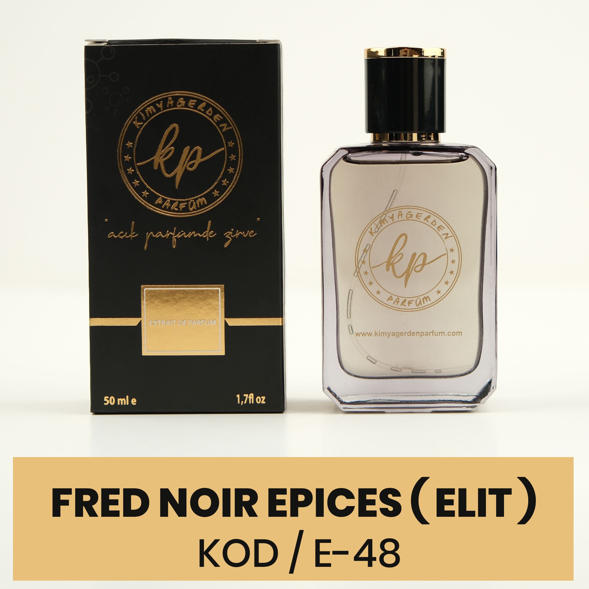 E-48 Kimyagerden Frederic - Noir Epices - Elit seri (Unisex) - 50 ml