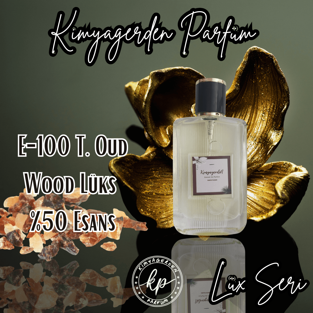 E-100 Kimyagerden Oud Wood Lüks - %50 Esans - 50 ml