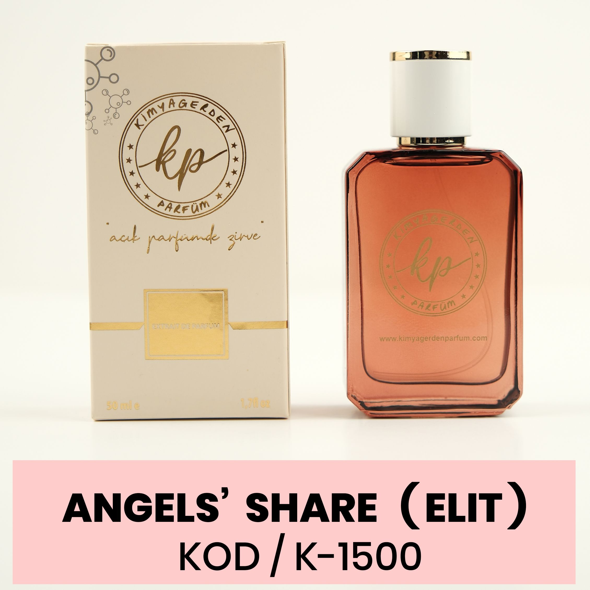 K-1500 Kimyagerden Kil - ANGELS' SHARE- Elit seri - 50 ml