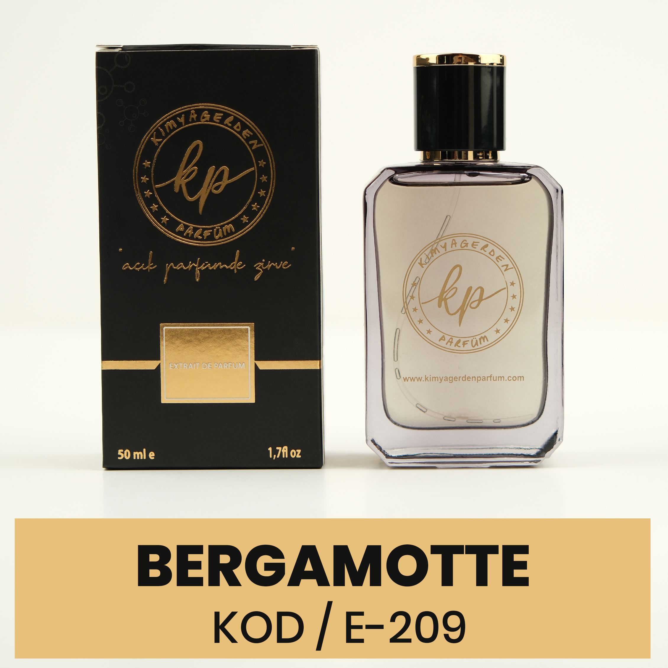 E-209 Kimyagerden Bergamotte - (Unisex )  50 ml