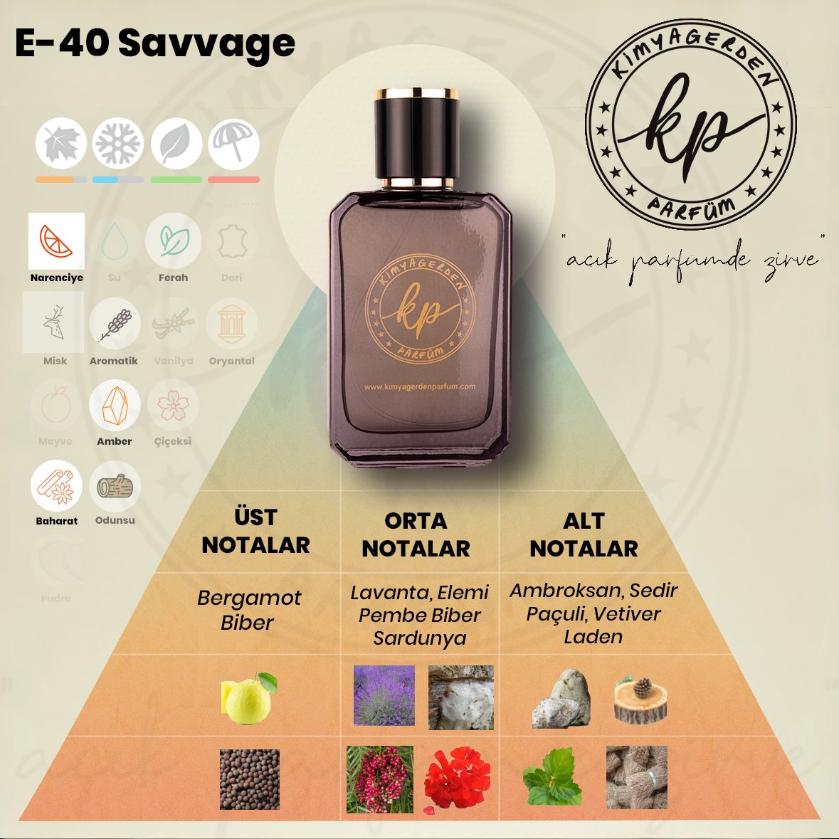 E-40 Kimyagerden D Sauvage - 50 ml