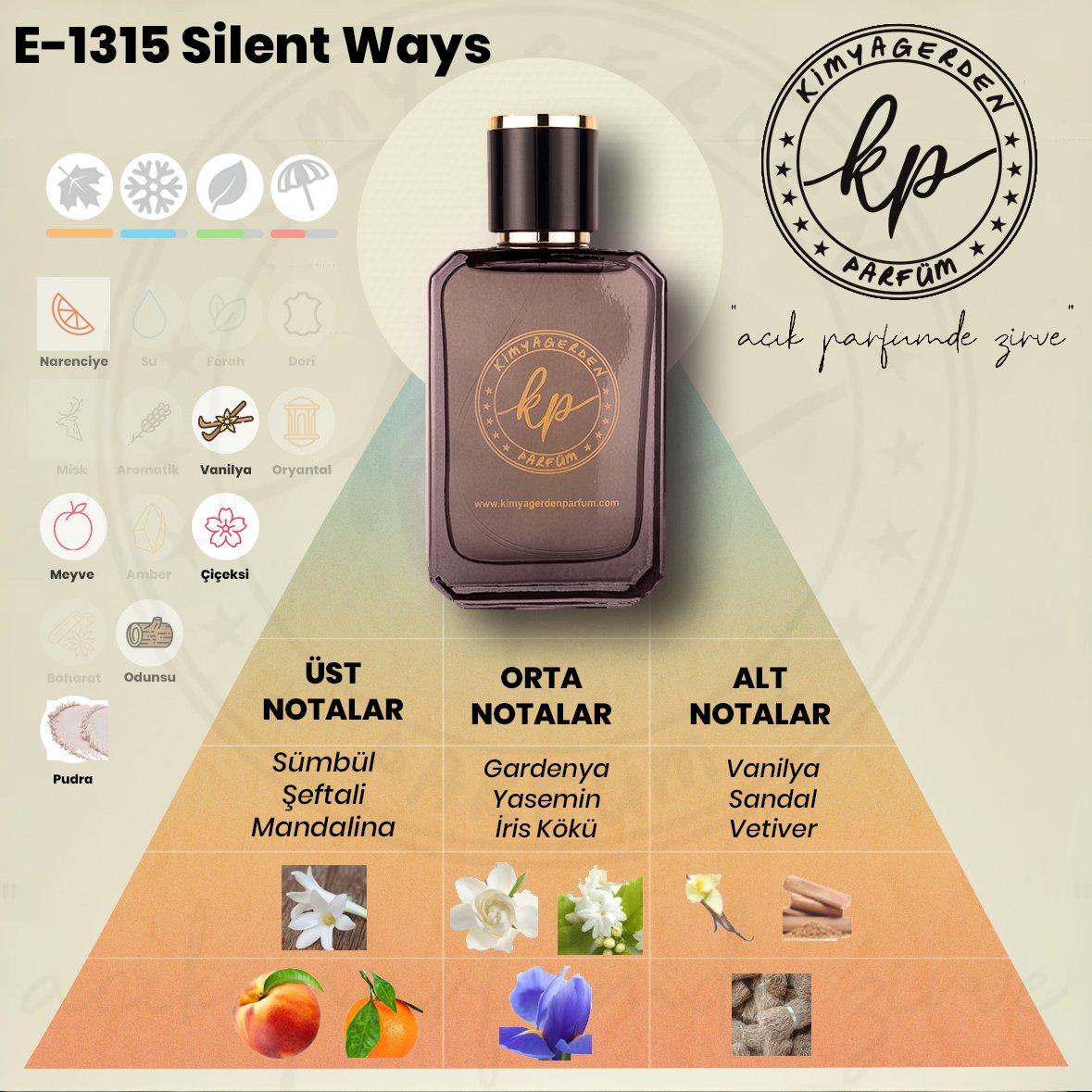 E-1315 Kimyagerden Hundred Silent Ways - Elit seri - 50 ml