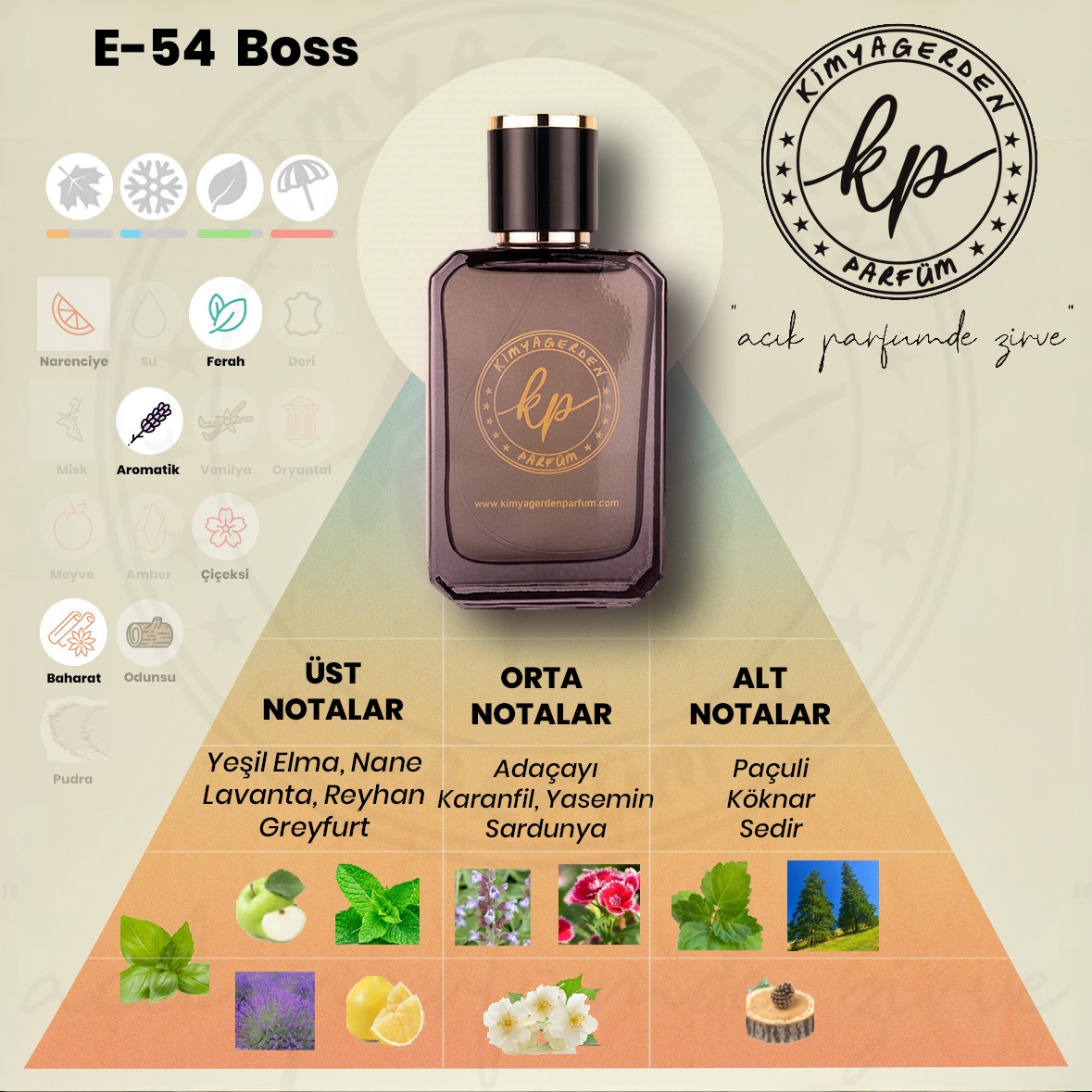 E-54 Kimyagerden H Boss - 50 ml
