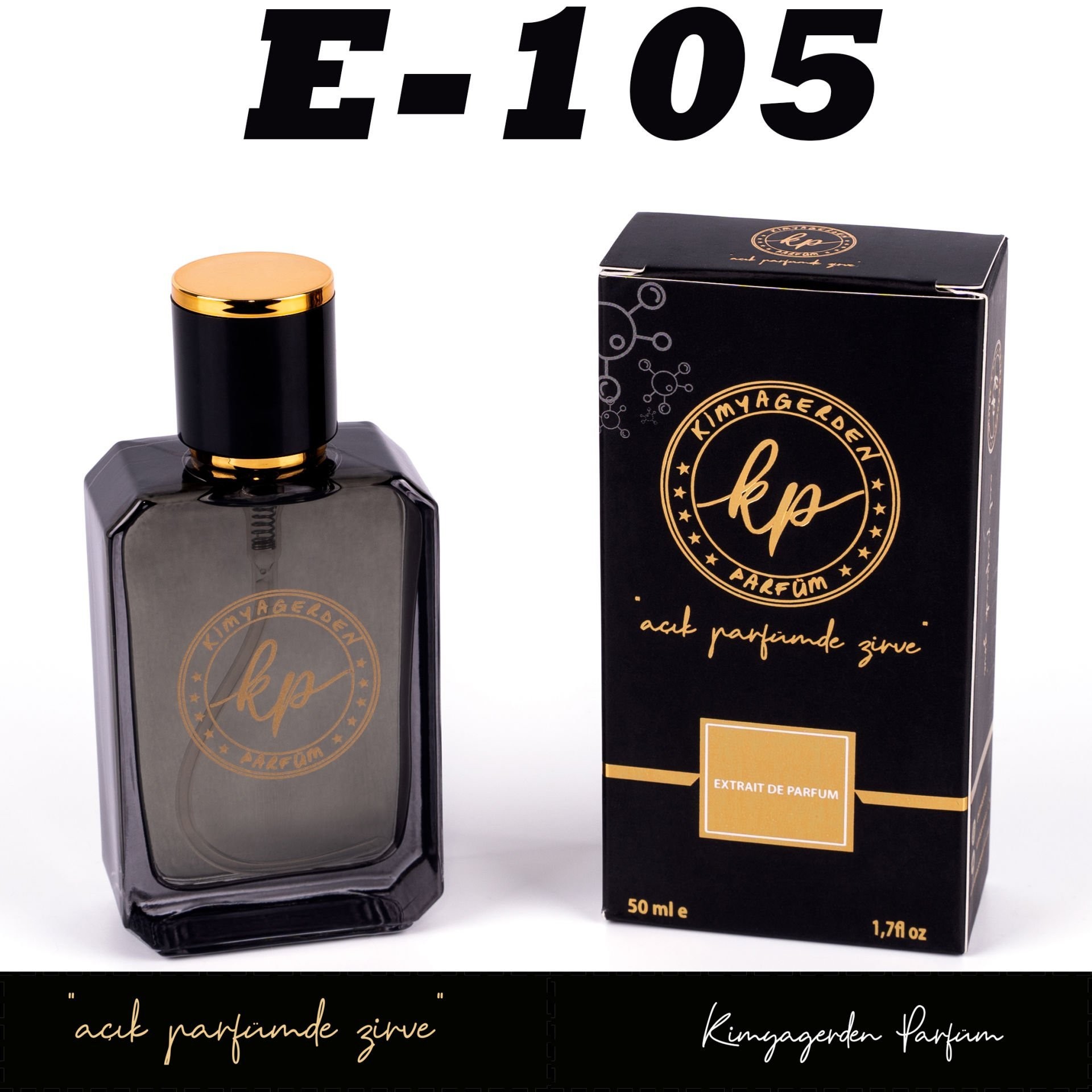 E-105 Kimyagerden Black Afgano - Elit Seri ( Unisex ) - 50 ml