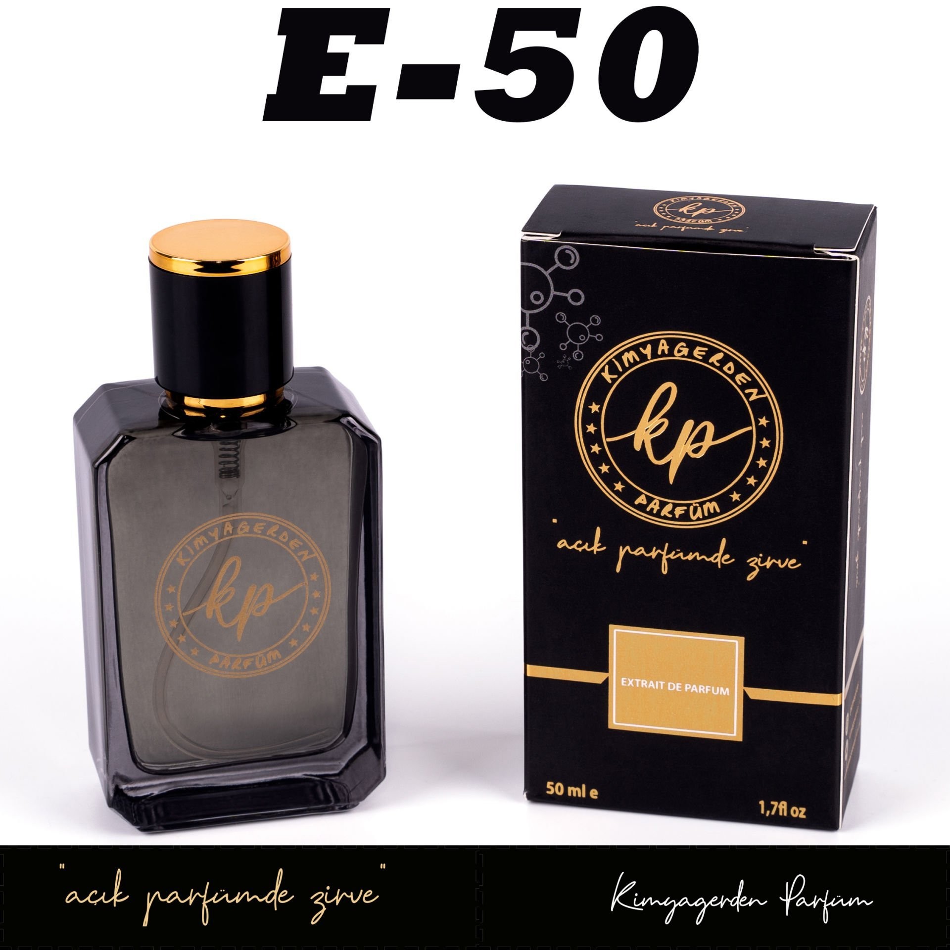 E-50 Kimyagerden XS Black - 50 ml