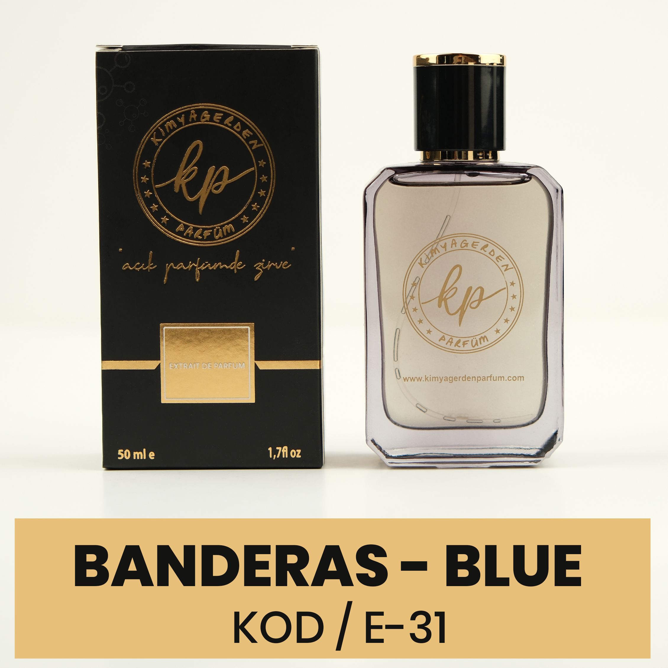 E-31 Kimyagerden Banderas -  Blue Seduction - 50 ml