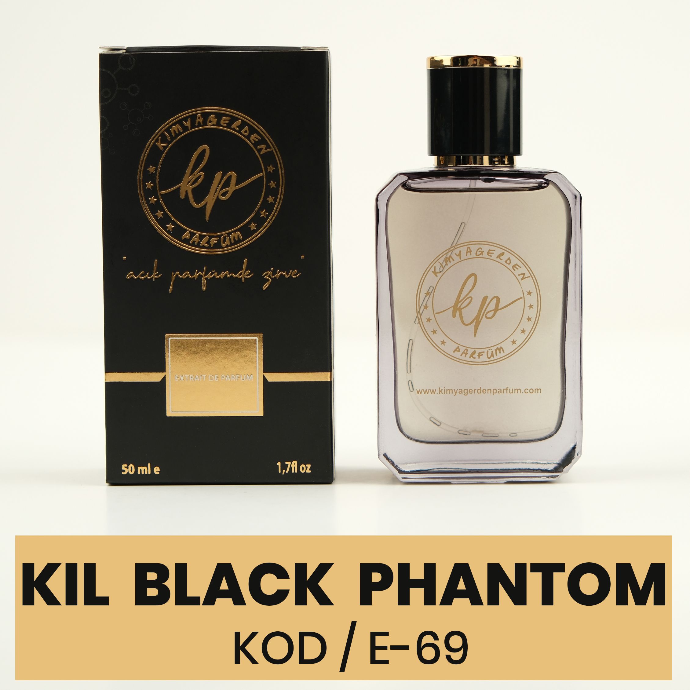 E-69 Kimyagerden Kil Black Phantom - 50 ml